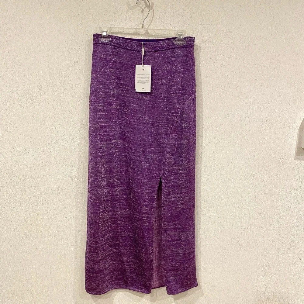 NWT Suboo Sigma Side Slit Maxi Skirt Size Medium